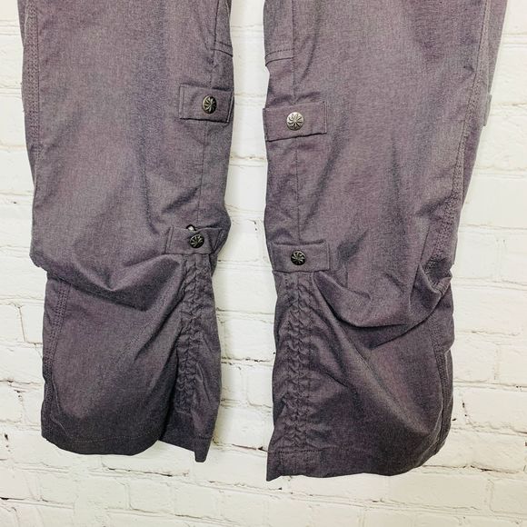 Athleta Gray Shasta Hiking Convertible Pants 8P - Picture 6 of 12